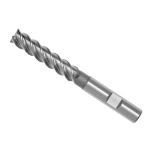 Frez trzpieniowy 4-ostrzowy z płaską NFPa - DIN 844 BL SN50° 12 mm