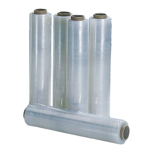 Folia Stretch, rozciągliwa dł.300 m x szer. 500 mm 20 µm przeźrocz. 6rolek/opak.