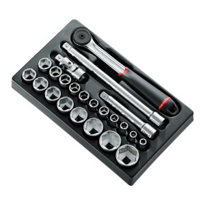 Moduł nasadek 1/2" 6-kątnych