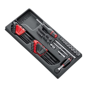 Moduł nasadek 1/4" 6-kątnych MOD.R161-46