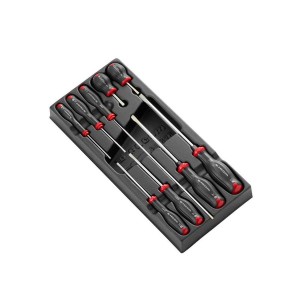 Moduł z 9 wkrętakami Protwist® do śrub z rowkiem, 2,5 - 8 mm MOD.AT4 Facom