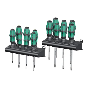 Zestaw 16 wkrętaków płaskich, PH, PZD, TORX - Kraftform Big Pack 300 Wera