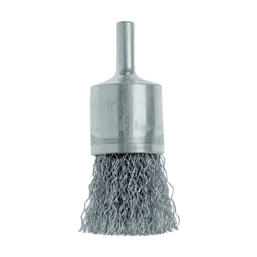 Szczotka druciana pędzelkowa drut falisty stalowy 25 mm, 0,3 mm