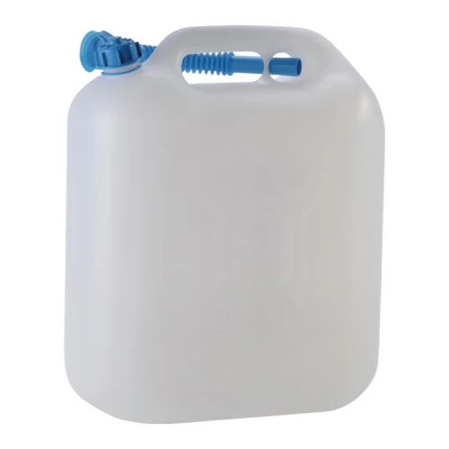 Kanister na wodę z kranem 22 l HD-PE z rurą odpływową H440xB370xT190mm