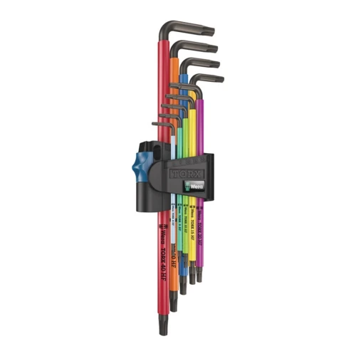 Zestaw 9 kluczy trzpieniowych Torx 967/9 TX XL HF T8 - T40