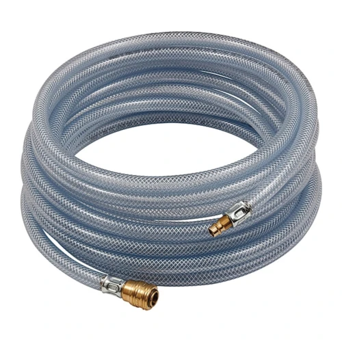 Zestaw węży ciśnieniowych PVC Ø wew:9mm, zew:15mm szybkozłączka 10m Riegler