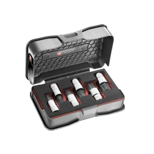 Zestaw 8 nasadek trzpieniowych do śrub uszkodzonych w skrzynce 1/2" ogv grip 10 - 19 mm STM.J6MGRPPB FACOM