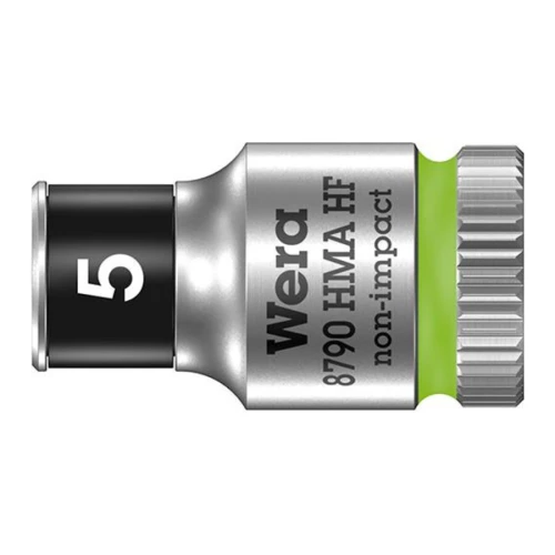 Wymienna końcówka klucza nasadowego Zyklop 1/4" 5x23 mm z funkcją przytrzymywania, 6-kątna, 8790 HMA Wera