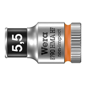 Wymienna końcówka klucza nasadowego Zyklop 1/4" 5,5x23 mm z funkcją przytrzymywania, 6-kątna, 8790 HMA Wera