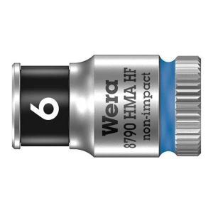 Wymienna końcówka klucza nasadowego Zyklop 1/4" 6x23 mm z funkcją przytrzymywania, 6-kątna, 8790 HMA Wera