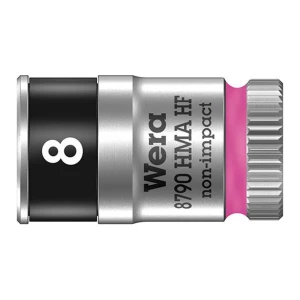 Wymienna końcówka klucza nasadowego Zyklop 1/4" 8x23 mm z funkcją przytrzymywania, 6-kątna, 8790 HMA Wera