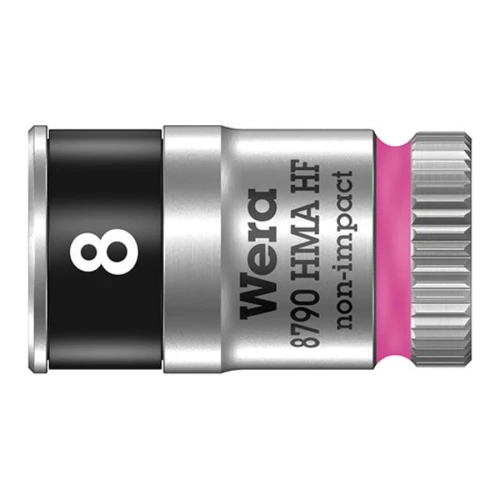 Wymienna końcówka klucza nasadowego Zyklop 1/4" 8x23 mm z funkcją przytrzymywania, 6-kątna, 8790 HMA Wera