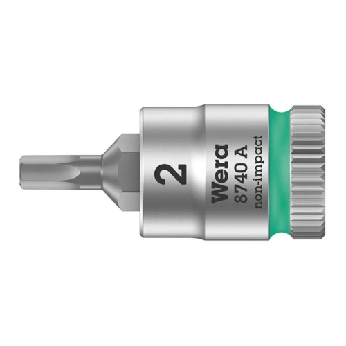 Nasadka trzpieniowa 1/4" do śrub z gniazdem sześciokątnym 2x28mm, 8740 A Wera