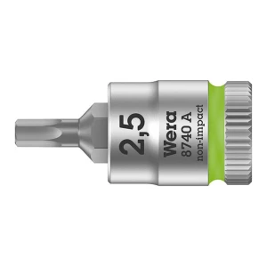 Nasadka trzpieniowa 1/4" do śrub z gniazdem sześciokątnym 2,5x28mm, 8740 A Wera