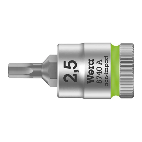 Nasadka trzpieniowa 1/4" do śrub z gniazdem sześciokątnym 2,5x28mm, 8740 A Wera