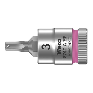 Nasadka trzpieniowa 1/4" do śrub z gniazdem sześciokątnym 3x28mm, 8740 A Wera