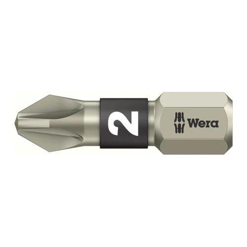 Bit nierdzewny 1/4" 3855/1 TS, PZ2x25mm Wera