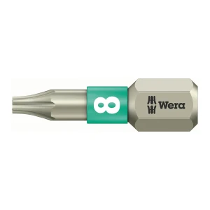 Bit 1/4" do śrub z gniazdem TORX® ze stali nierdzewnej nr 3867/1 TS 8x25 mm Wera