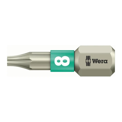 Bit 1/4" do śrub z gniazdem TORX® ze stali nierdzewnej nr 3867/1 TS 8x25 mm Wera