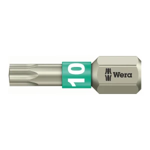Bit 1/4" do śrub z gniazdem TORX® ze stali nierdzewnej nr 3867/1 TS 10x25 mm Wera