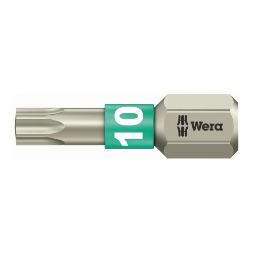 Bit 1/4" do śrub z gniazdem TORX® ze stali nierdzewnej nr 3867/1 TS 10x25 mm Wera