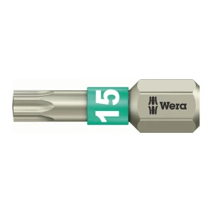 Bit 1/4" do śrub z gniazdem TORX® ze stali nierdzewnej nr 3867/1 TS 15x25 mm Wera