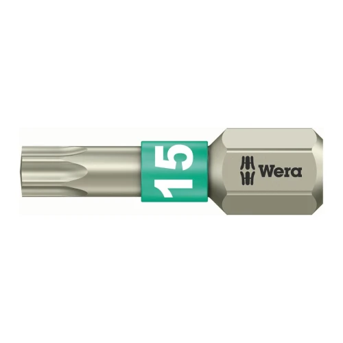 Bit 1/4" do śrub z gniazdem TORX® ze stali nierdzewnej nr 3867/1 TS 15x25 mm Wera