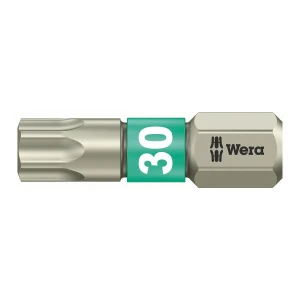 Bit 1/4" do śrub z gniazdem TORX® ze stali nierdzewnej nr 3867/1 TS 30x25 mm Wera