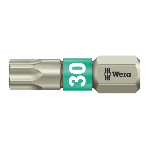 Bit 1/4" do śrub z gniazdem TORX® ze stali nierdzewnej nr 3867/1 TS 30x25 mm Wera