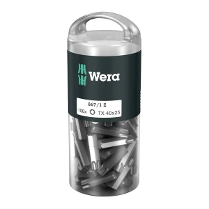 Bit 1/4" do śrub z gniazdem TORX® nr 867/1 Z DIY 100, 40x25 mm, opakowanie 100 szt. Wera