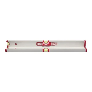 Poziomica słupkowa LM 60 cm ± 0,5 mm/m srebrna BMI