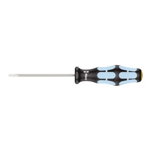 Wkrętak do śrub z rowkiem ze stali nierdzewnej nr 3334/3335, płaski 3x0,5x80 mm Wera