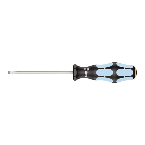 Wkrętak do śrub z rowkiem ze stali nierdzewnej nr 3334/3335, płaski 4x0,8x100 mm Wera