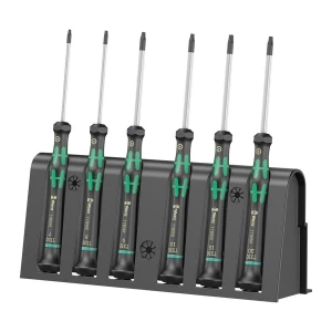 Zestaw 6 wkrętaków dla elektroników TORX, 2067/6 TORX® BO 05118154001, Wera