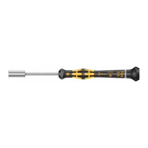 Wkrętak nasadowy Kraftform Micro 1569, dla elektroników ESD 5,5 mm Wera