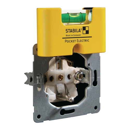 Mini poziomica z tworzywa Pocket Electric 6,8 cm