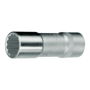 Klucz nasadowy 1/2" długi, 12-kątny 16 mm