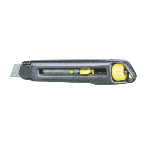 Nóż z ostrzem łamanym 18 mm metalowy korpus SB Interlock