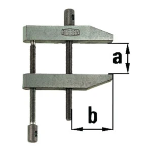 Ścisk śrubowy modelarski PA 55x34 mm
