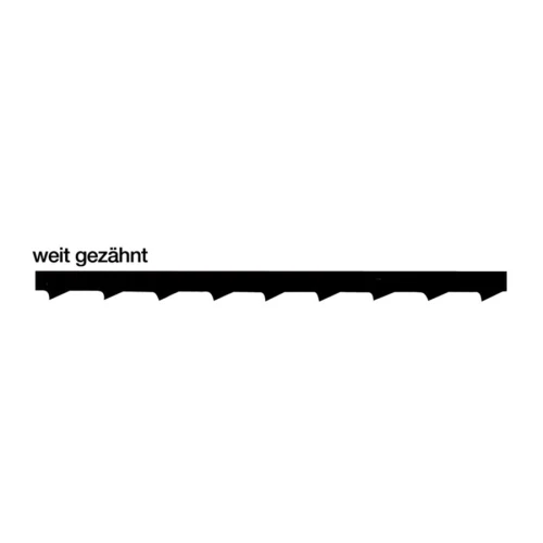 Brzeszczot do pił włosowych duże odstępy między zębami 13 mm, nr 9