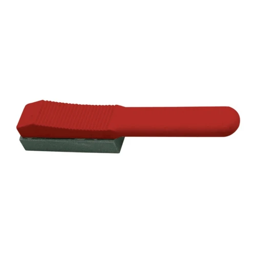 Docierak ręczny 60x25x10 mm ziarnistość 360 czerwony uchwyt