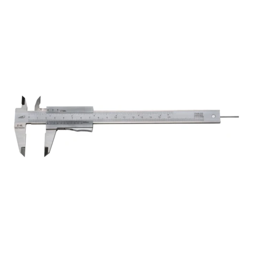 Suwmiarka 150 mm z zaciskiem suwaka i okrągłym głębokościomierzem, 0,05 mm