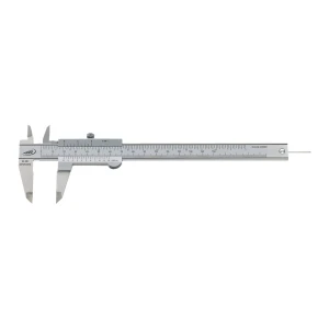 Suwmiarka 150 mm ze śrubą ustalającą i okrągłym głębokościomierzem, 0,05 mm