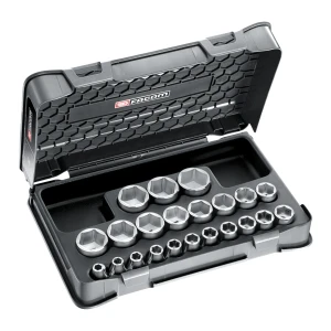 Zestaw nasadek 1/2" metrycznych 12-kątnych 8-32 mm