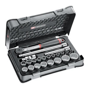 Zestaw 23 nasadek 1/2" 12-kątnych 8-32 mm S.161-3P12