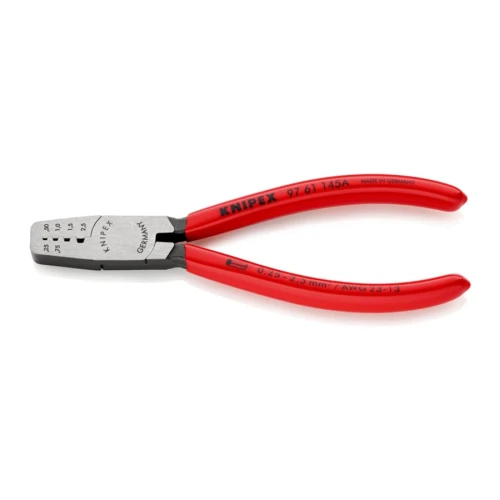 Szczypce do zaciskania końcówek tulejek dł. 145mm 0.25 – 2.5 (AWG 23 - 13)²