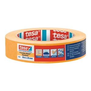 Taśma maskująca 4344 standard gładki jasnobeżowy 50 m, szerokość 25 mm