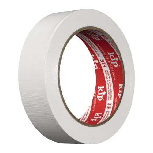 Taśma ochronna PCW 318 kolor biały, szerokość 50 mm