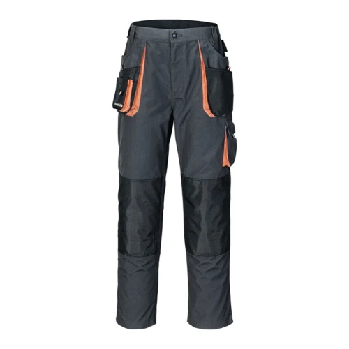 Spodnie męskie rozmiar 58 ciemnoszary/czarny/pomarańczowy