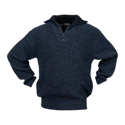 Sweter Troyer Norderney rozmiar L czarny/niebieski
